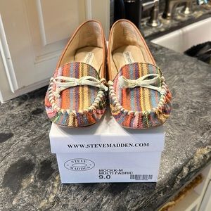 Super cute multi color loafers